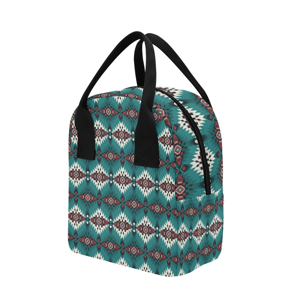 Southwest Pattern Print Design LKS308 Insulated Lunch Bag
