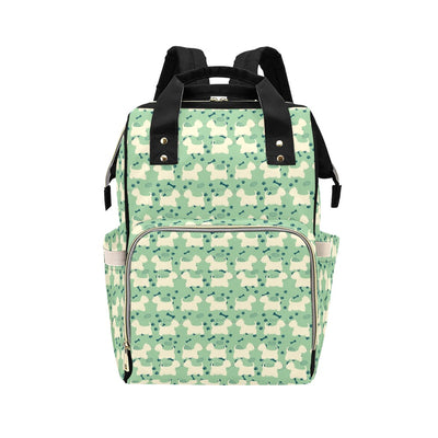 Scottish Terriers Print Design LKS302 Diaper Bag Backpack