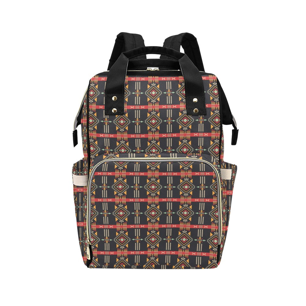 Southwest Pattern Print Design LKS303 Diaper Bag Backpack