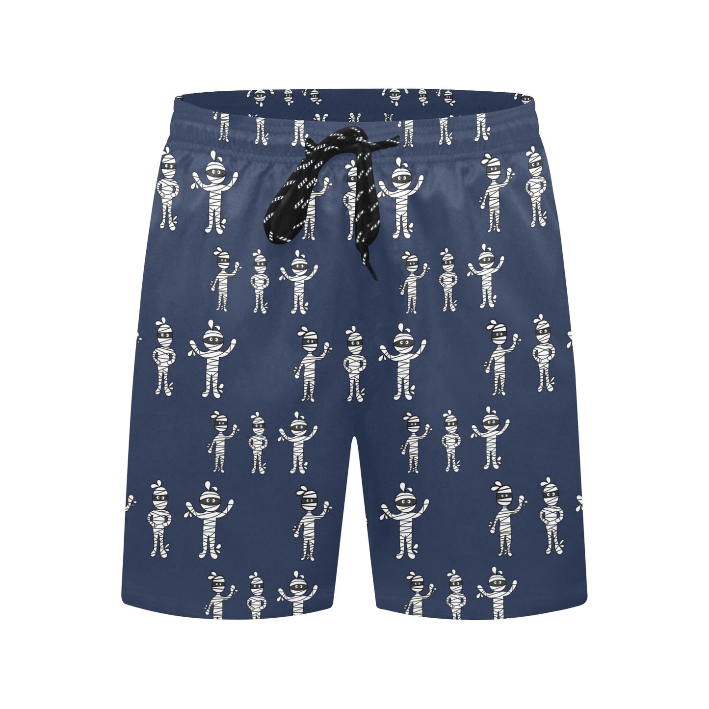 Mummy Print Design LKS306 Men's Swim Trunks Beach Shorts