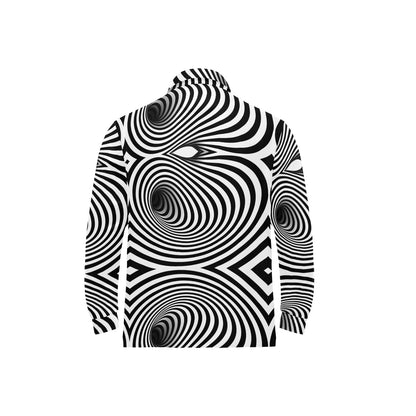 Vortex Print Design LKS303 Long Sleeve Polo Shirt For Men's