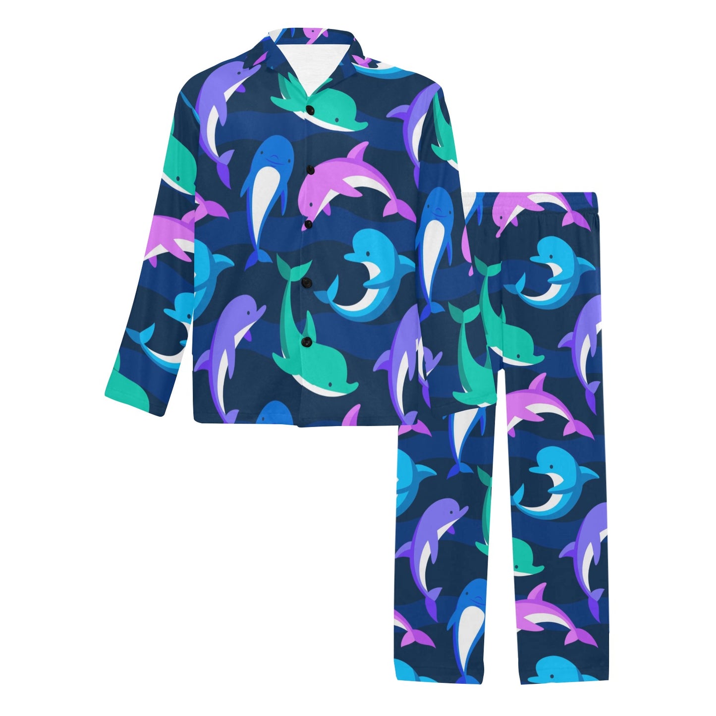 Dolphin Baby Men's Long Pajama Set
