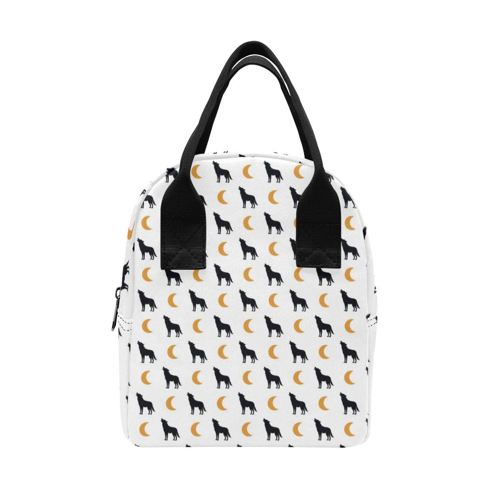 Wolf Moon Print Design LKS302 Insulated Lunch Bag