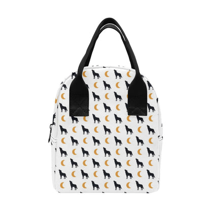 Wolf Moon Print Design LKS302 Insulated Lunch Bag