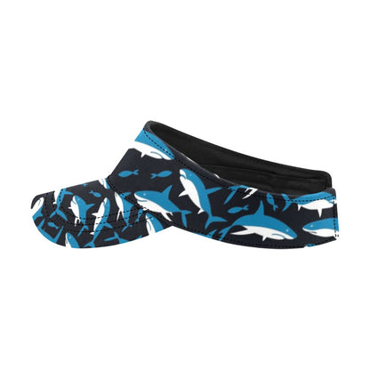 Shark Print Design LKS303 Unisex Sun Visor