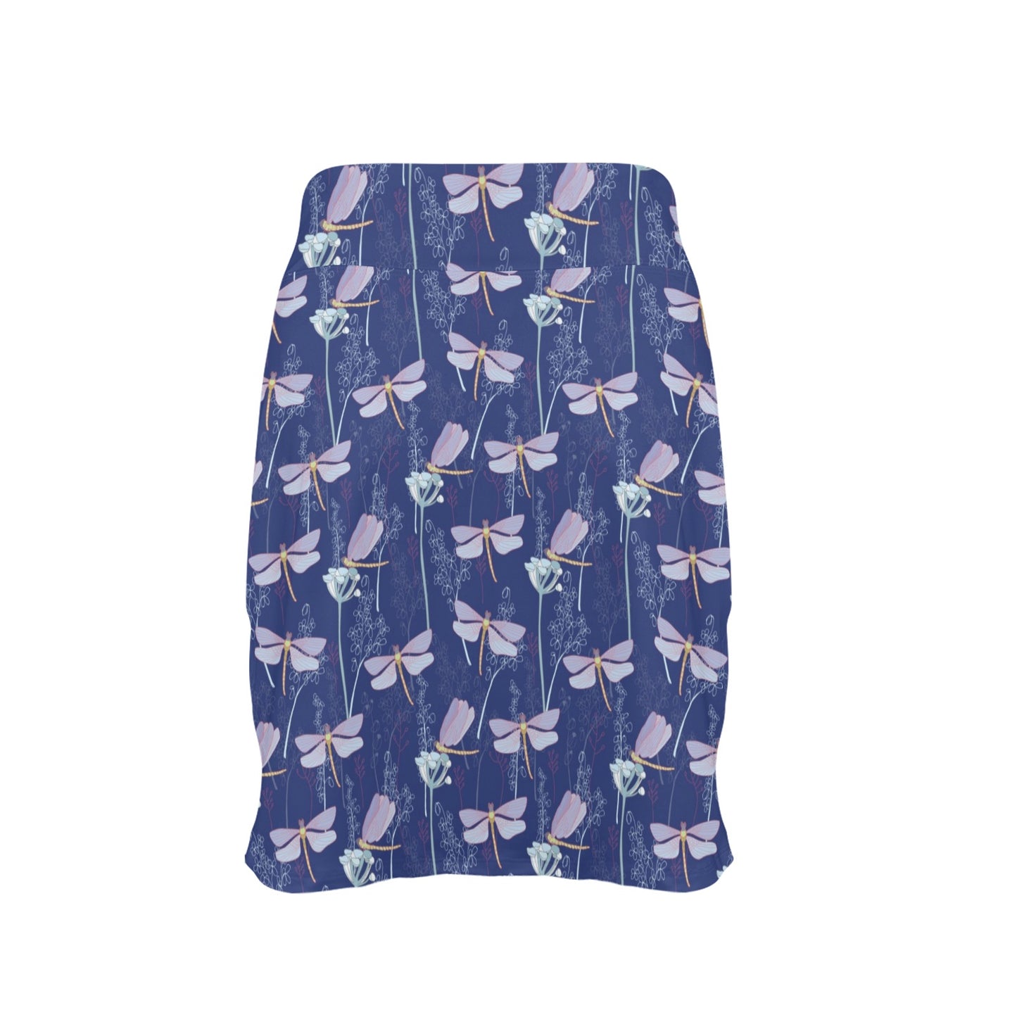 Dragonfly Print Design LKS401 17" Golf & Pickleball Skort with Pockets