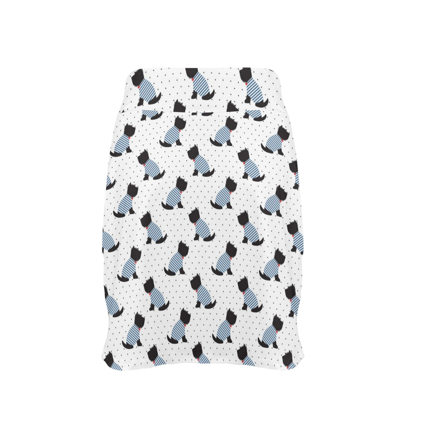 Scottish Terriers Print Design LKS3013 17" Golf & Pickleball Skort with Pockets