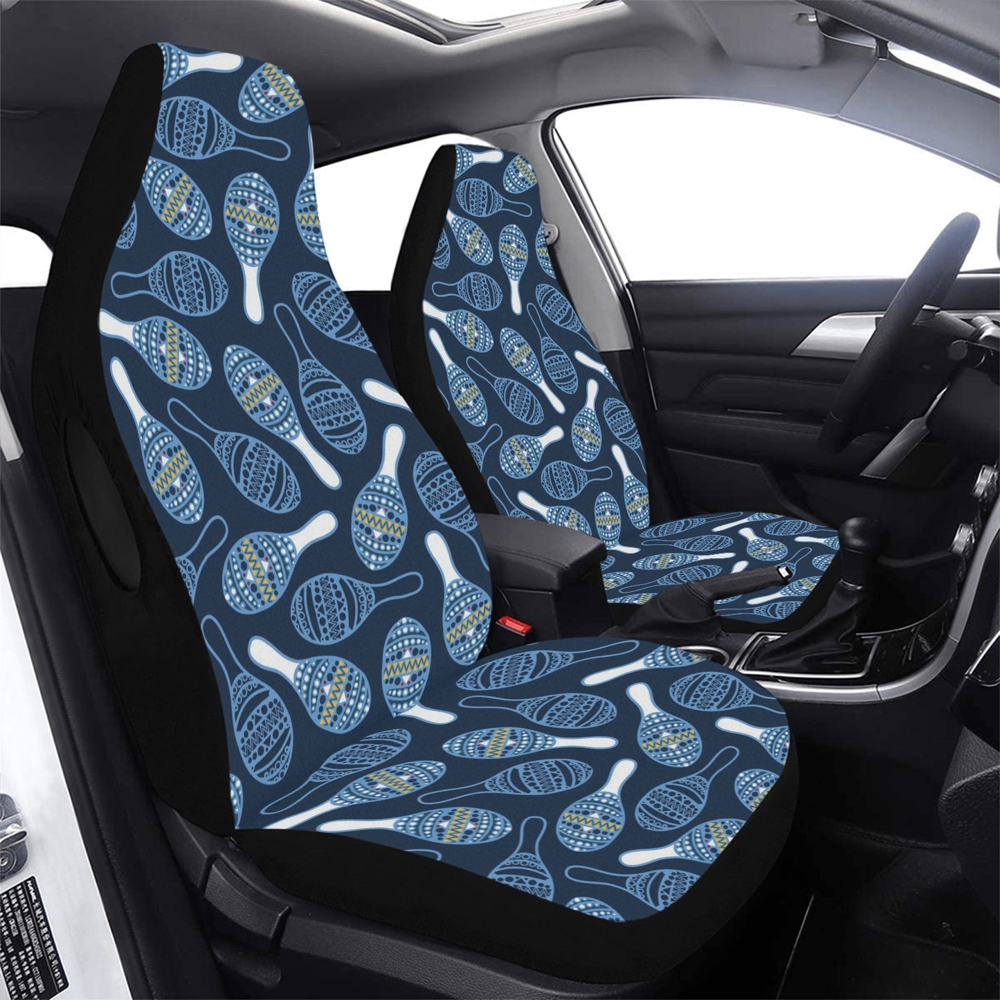 Maracas Print Design LKS401 Car Seat Covers