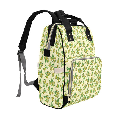 Olive Print Design LKS302 Diaper Bag Backpack