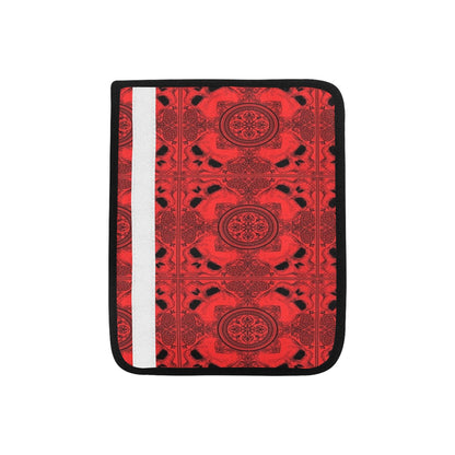 Bandana Red Print Design LKS304 Car Seat Belt Cover