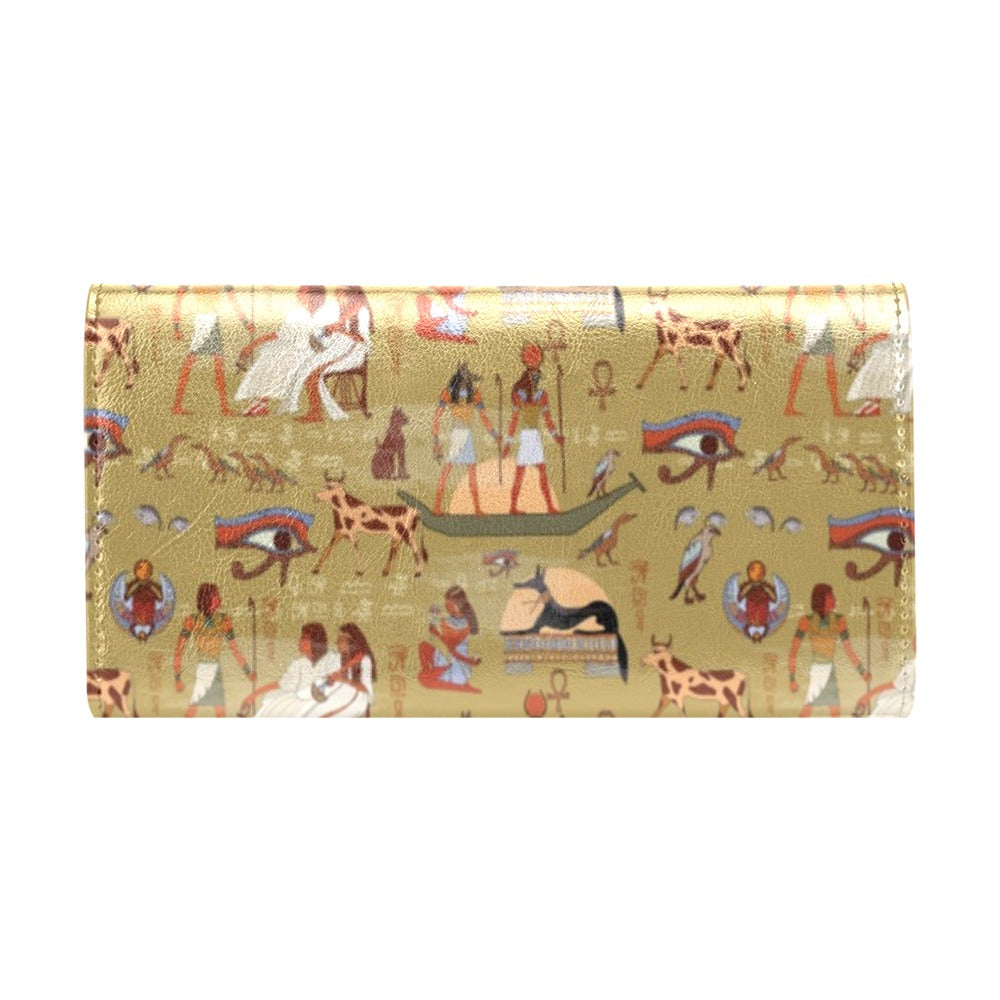 Ancient Greek Classic Pattern Design LKS305 Women's Trifold Wallet