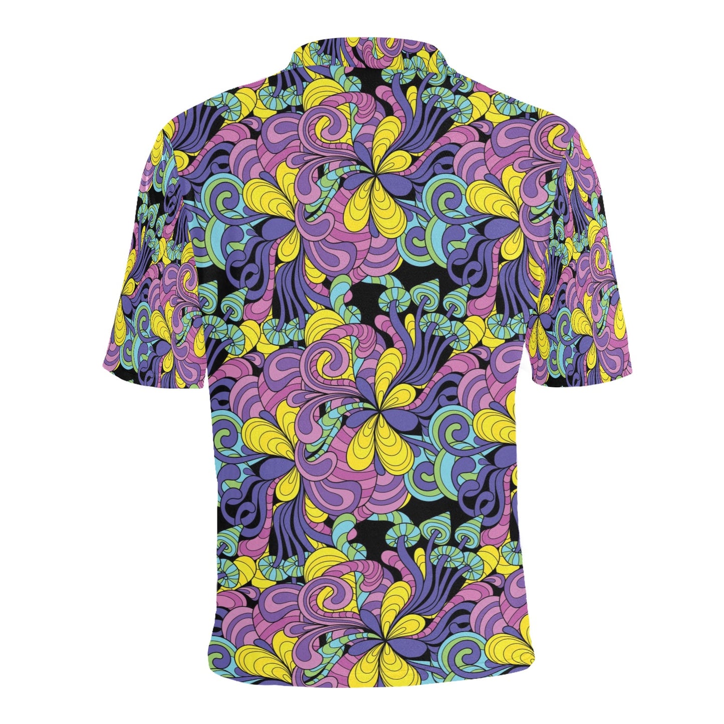 Trippy Print Design LKS305 Men Polo Shirt
