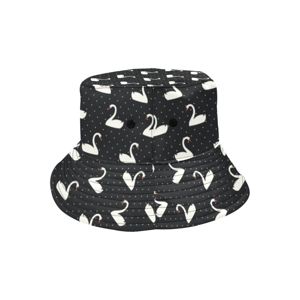 Swan Print Design LKS401 Unisex Bucket Hat