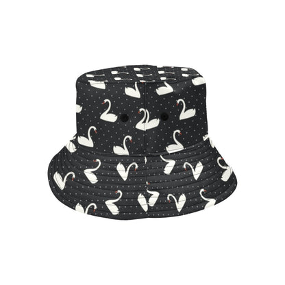 Swan Print Design LKS401 Unisex Bucket Hat