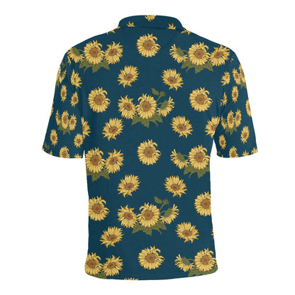 Sunflower Print Design LKS305 Men Polo Shirt