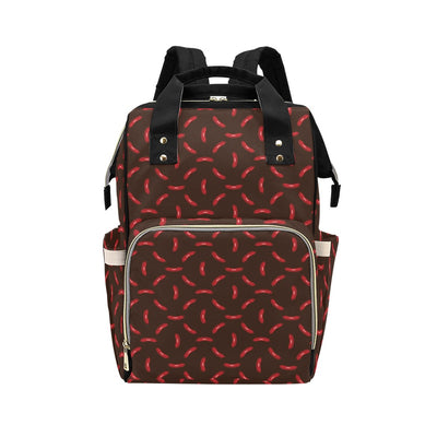 Sausage Print Design LKS302 Diaper Bag Backpack