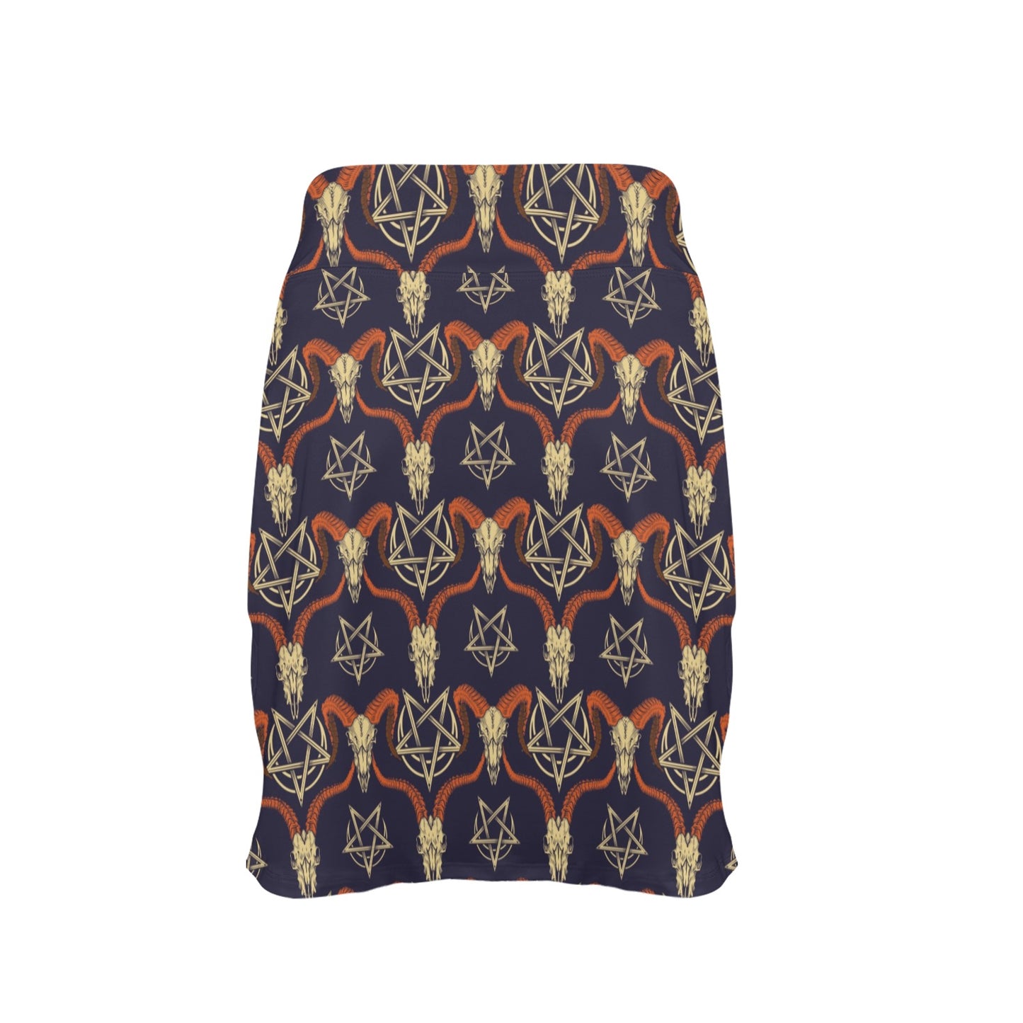 Buffalo Head Print Design LKS403 17" Golf & Pickleball Skort with Pockets