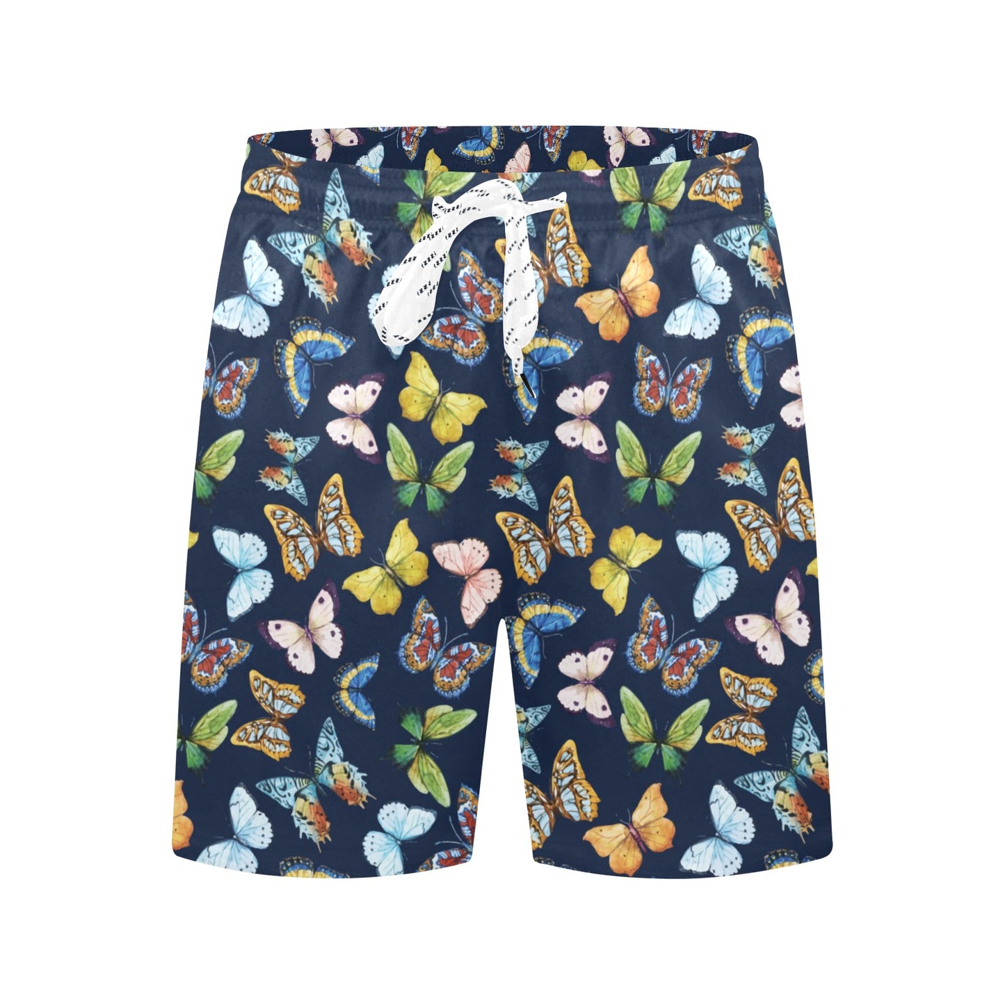 Butterfly Beautiful Print Pattern Men's Swim Trunks Beach Shorts
