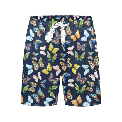 Butterfly Beautiful Print Pattern Men's Swim Trunks Beach Shorts