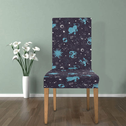 Zodiac Print Design LKS303 Dining Chair Slipcover