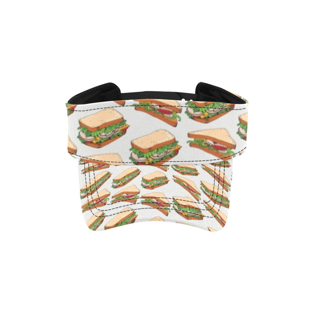 Sandwich Print Design LKS302 Unisex Sun Visor