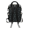 Safety Pin Print Design LKS302 Diaper Bag Backpack