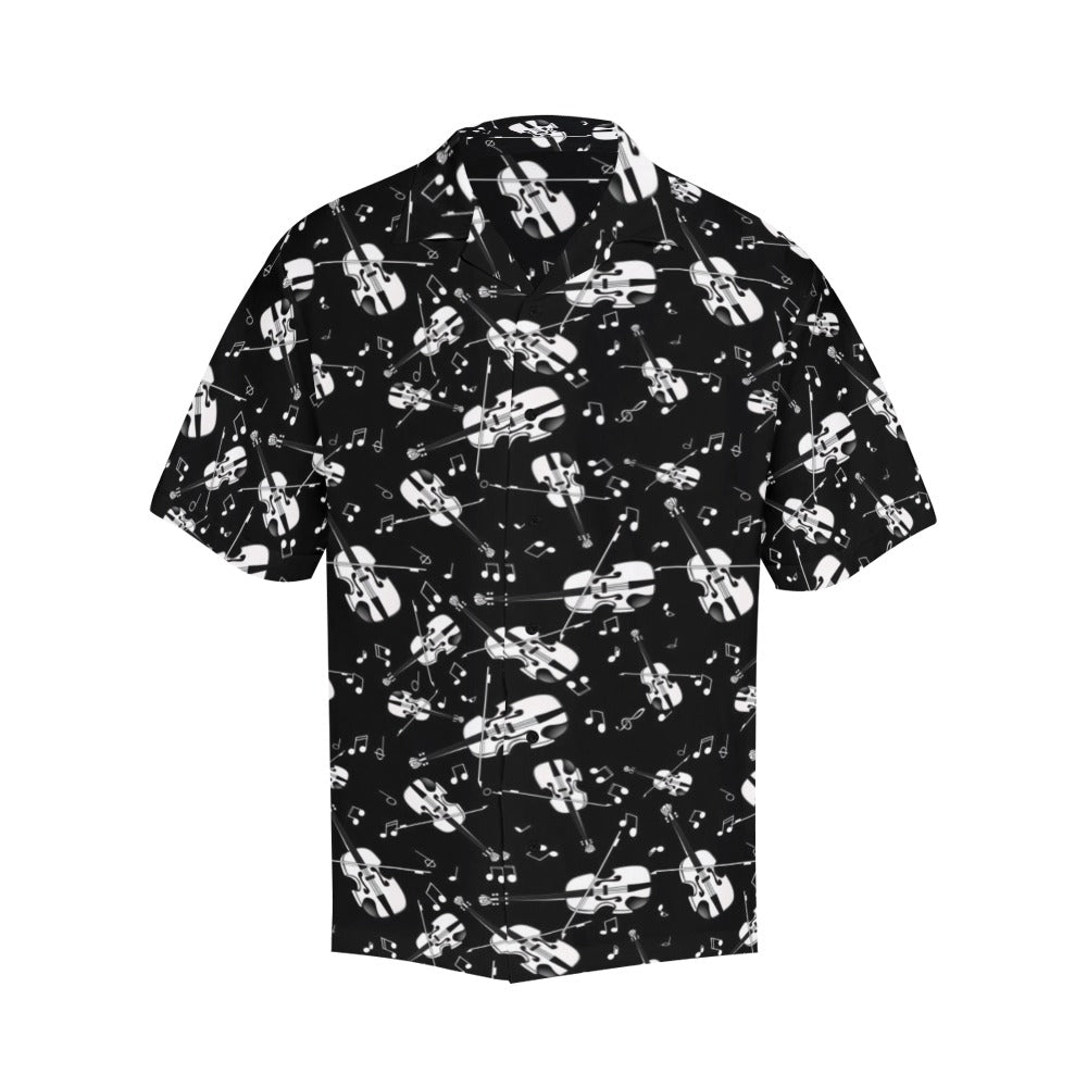 Violin Print Design LKS404 Men's Men's Hawaiian Shirt