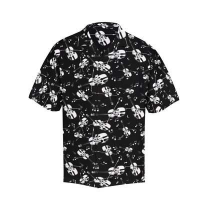 Violin Print Design LKS404 Men's Men's Hawaiian Shirt
