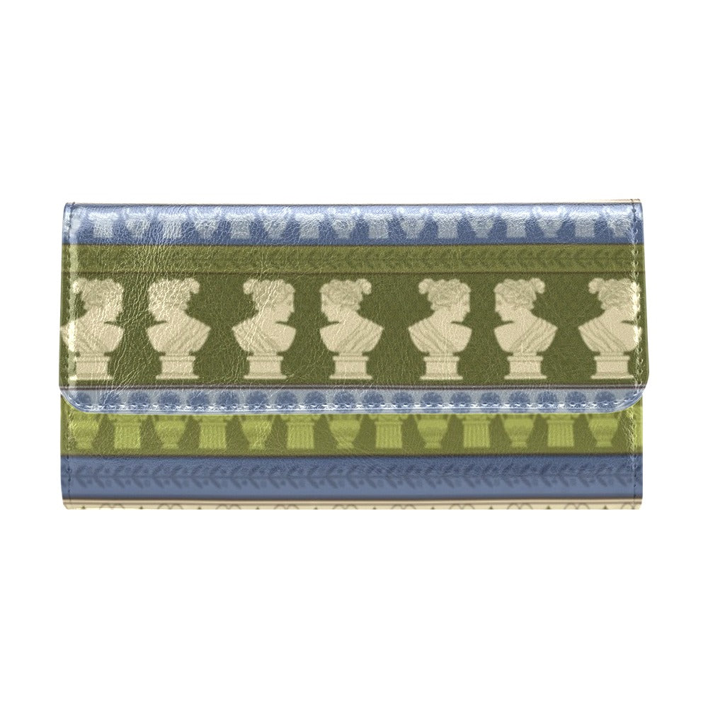 Ancient Greek Statue Print Design LKS301 Women's Trifold Wallet