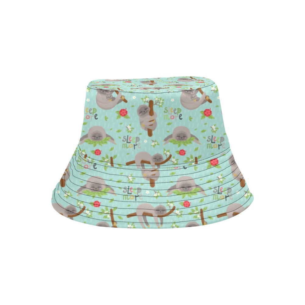 Sloth Print Design LKS305 Unisex Bucket Hat