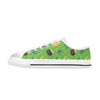 Shamrock Saint Patrick's Day Print Design LKS302 Women's White Low Top Shoes