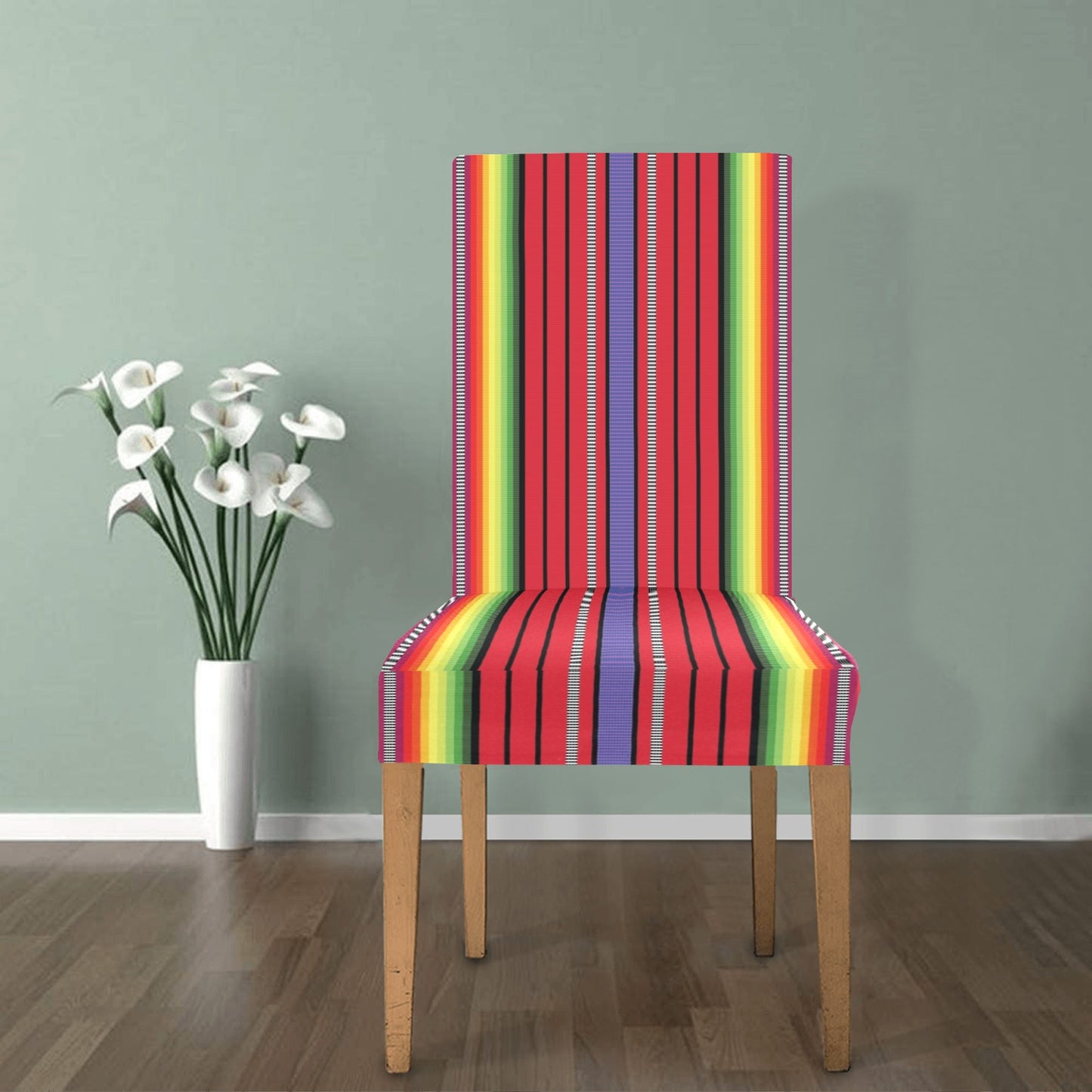 Serape Print Design LKS305 Dining Chair Slipcover