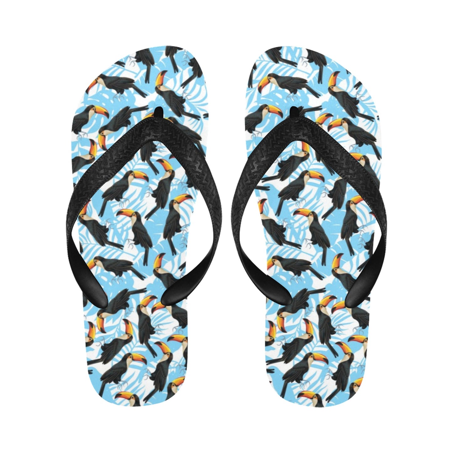 Toucan Print Design LKS303 Flip Flops
