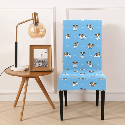 Russell Terriers Print Design LKS3010 Dining Chair Slipcover