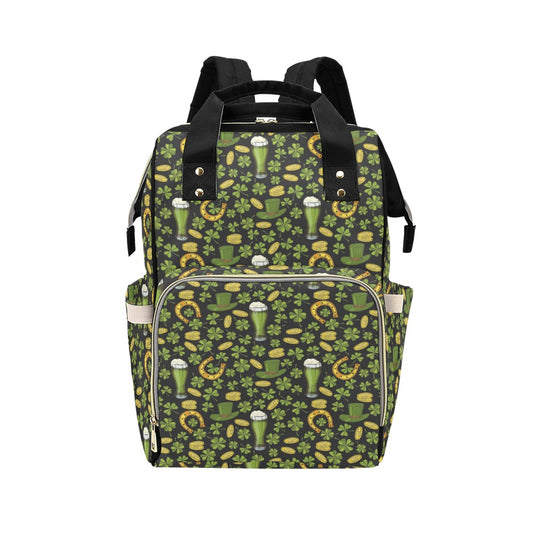 St Patricks Day Print Design LKS307 Diaper Bag Backpack