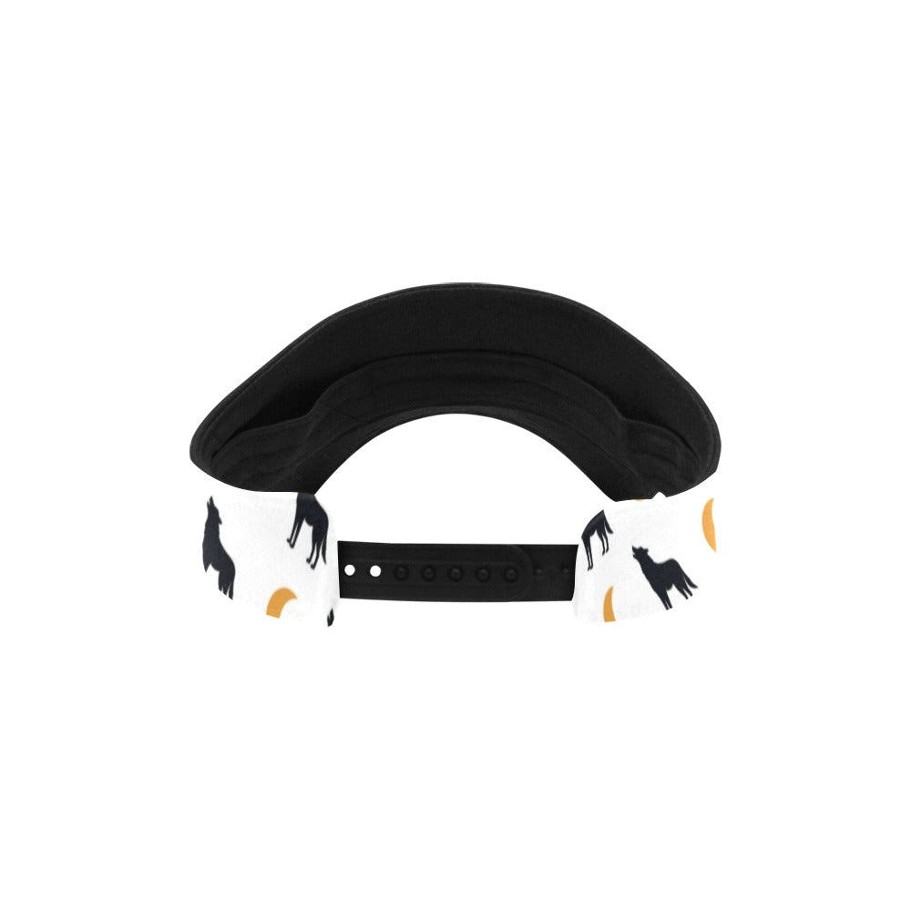 Wolf Moon Print Design LKS302 Unisex Sun Visor