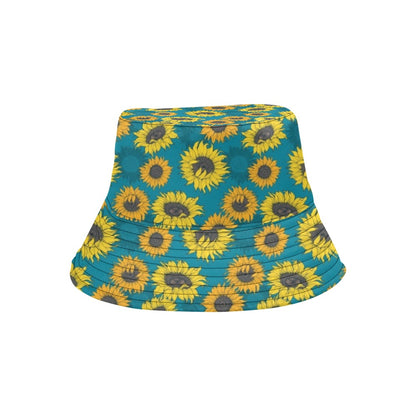 Sunflower Print Design LKS301 Unisex Bucket Hat