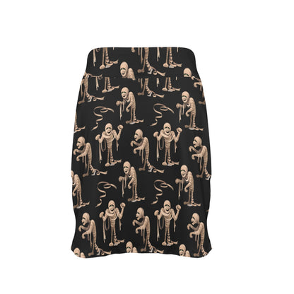 Mummy Print Design LKS302 17" Golf & Pickleball Skort with Pockets