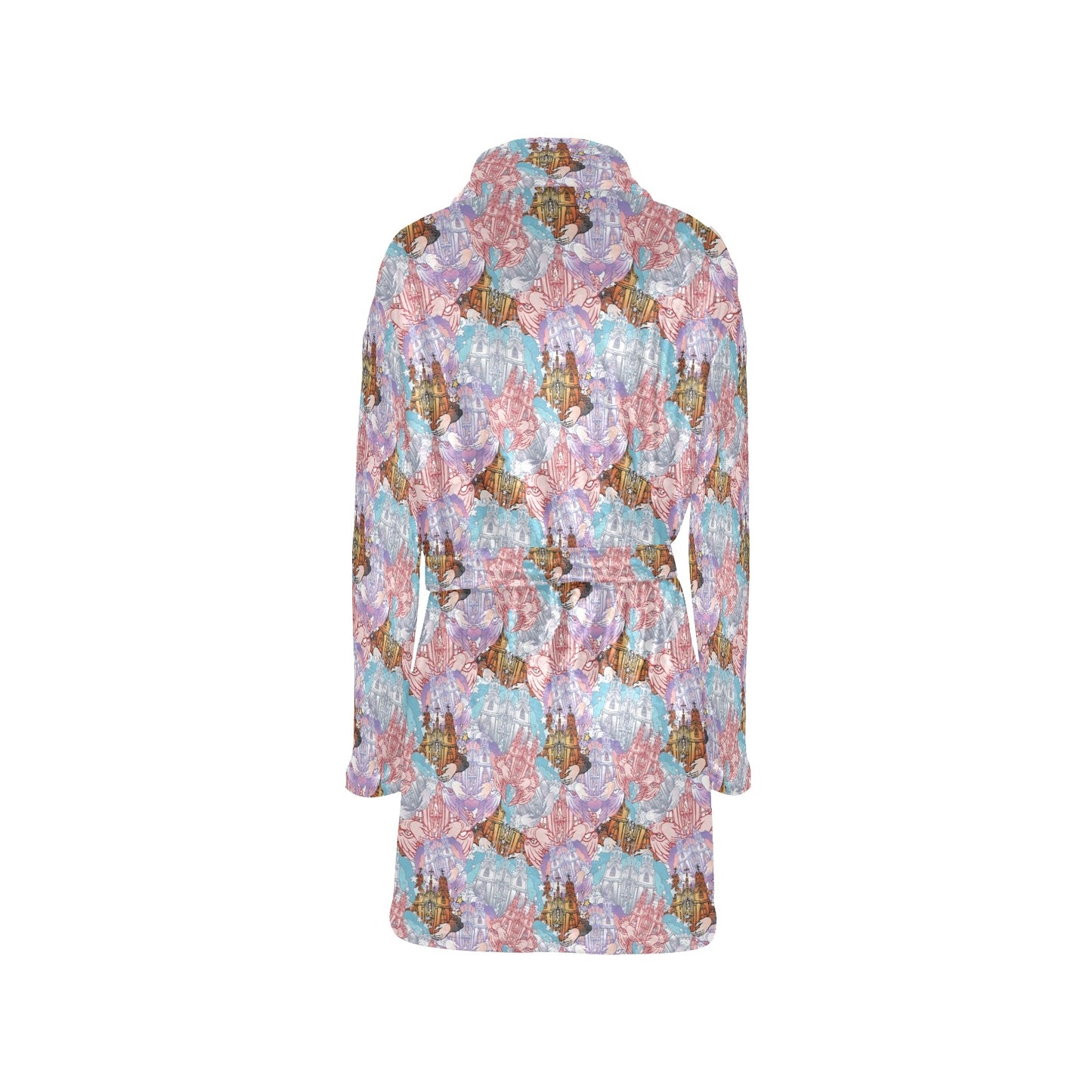 Christian Pattern Print Design 03 Women's Fleece Robe