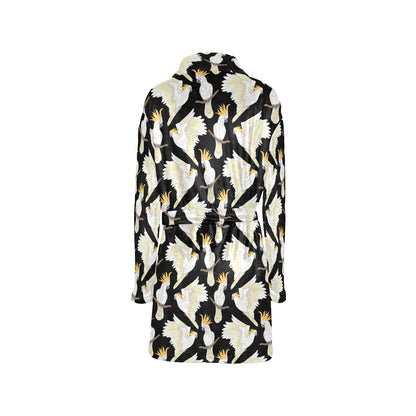 Cockatoo Print Design LKS402 Women's Fleece Robe