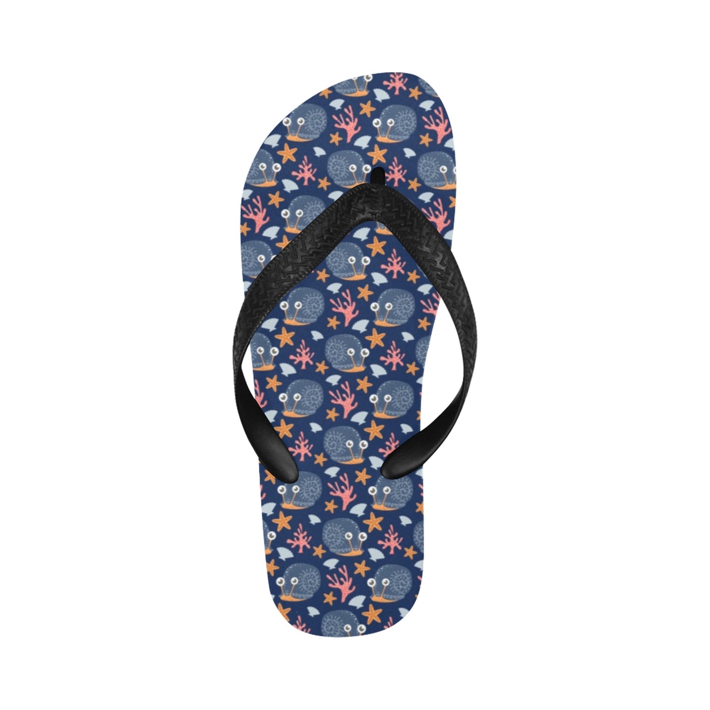 Snail Print Design LKS402 Flip Flops