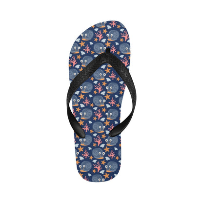 Snail Print Design LKS402 Flip Flops