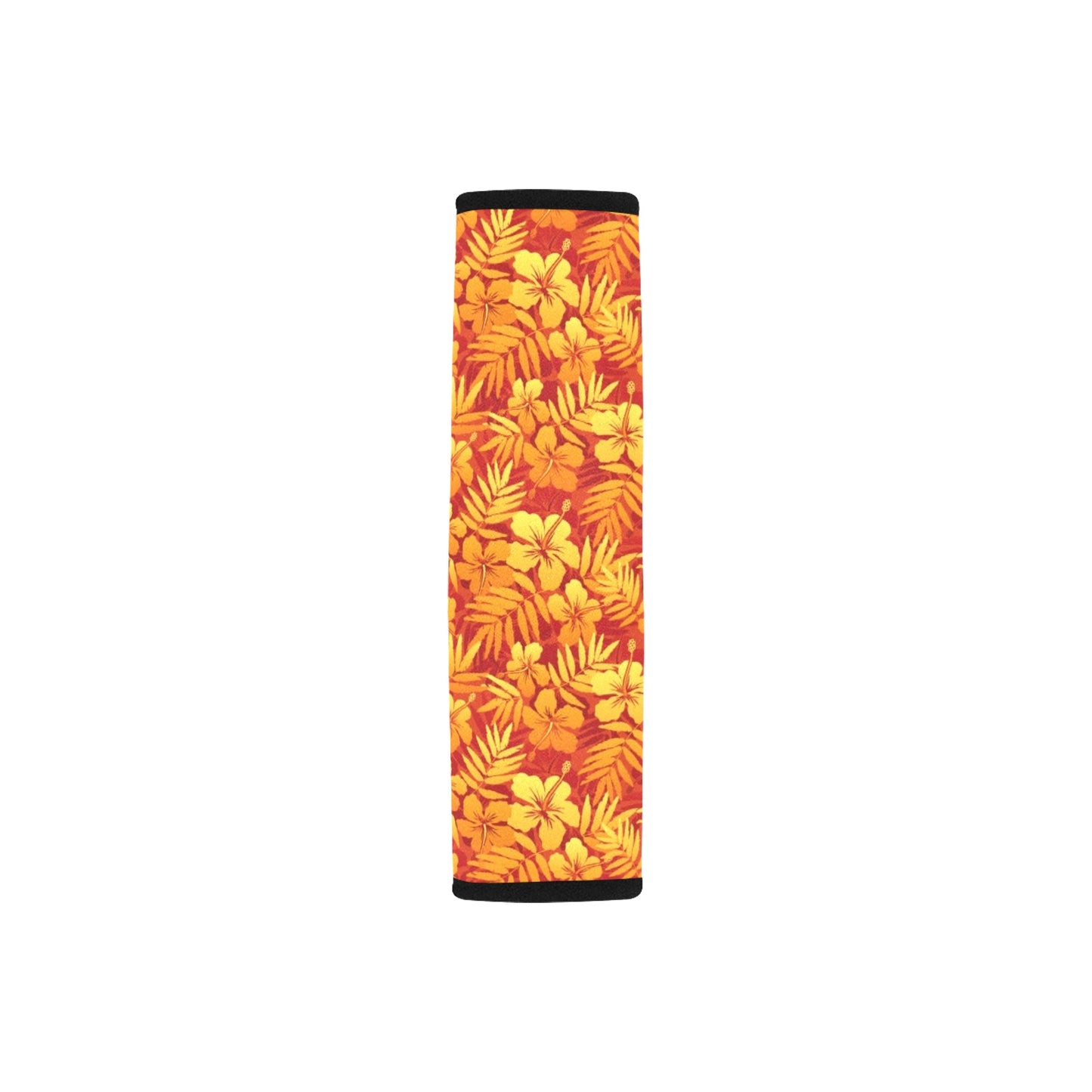 Hibiscus Summer Print Design LKS302 Car Seat Belt Cover