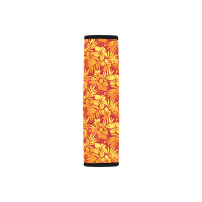 Hibiscus Summer Print Design LKS302 Car Seat Belt Cover