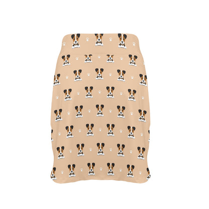 Russell Terriers Print Design LKS3011 17" Golf & Pickleball Skort with Pockets