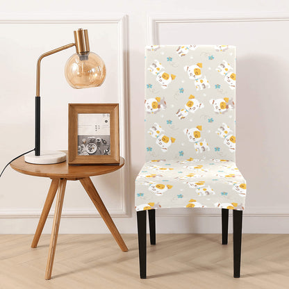Russell Terriers Print Design LKS306 Dining Chair Slipcover
