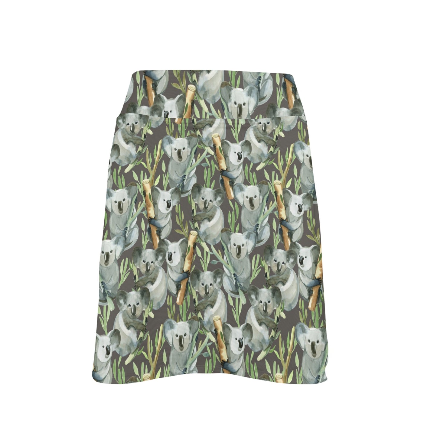 Koala Pattern Design Print 17" Golf & Pickleball Skort with Pockets