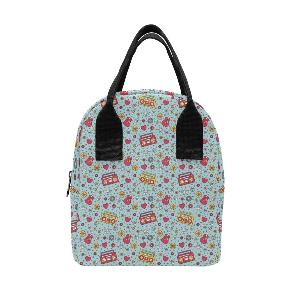 Hippie Print Design LKS307 Insulated Lunch Bag