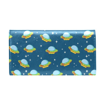 UFO Print Design LKS305 Women's Trifold Wallet