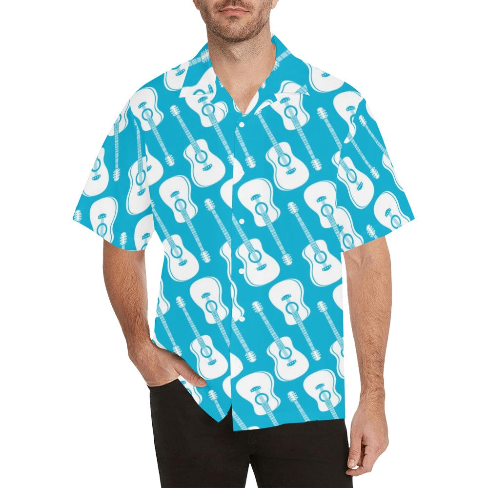 Acoustic Guitar Print Design LKS404 Men's Men's Hawaiian Shirt